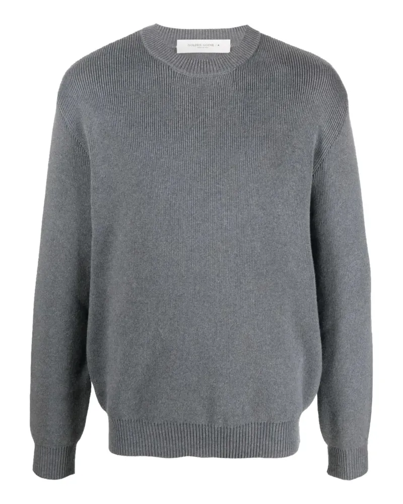 Golden Goose Sweatshirt mit Logo-Patch - Grau Grau