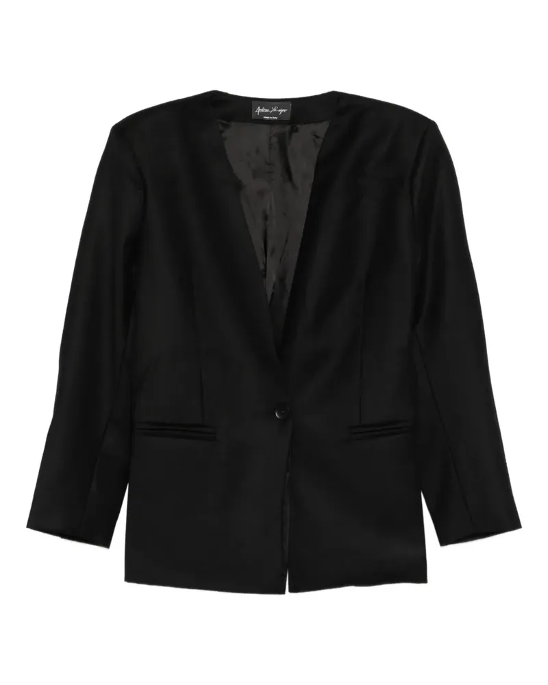 Andrea Ya'aqov pocket jacket - Schwarz Schwarz