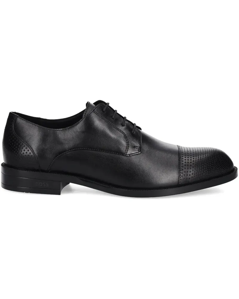 HUGO BOSS Oxford-Schuhe mit perforierter Kappe - Schwarz Schwarz