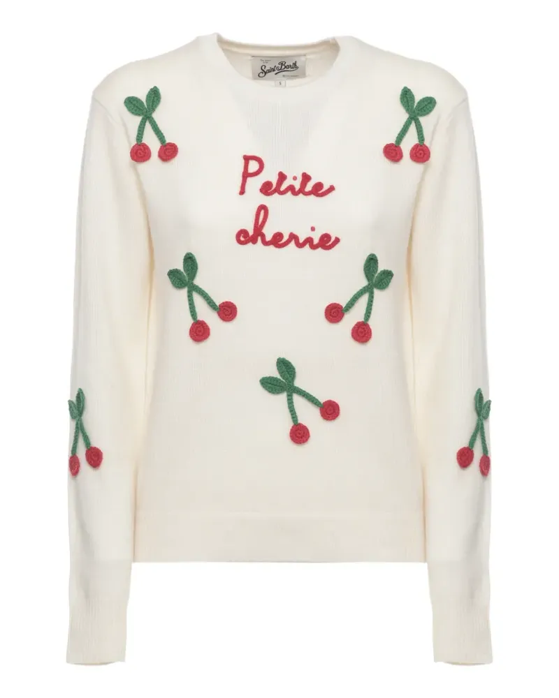 MC2 Saint Barth New Queen embroidered sweater - Nude Nude