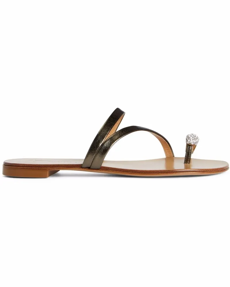 Giuseppe Zanotti Hillary Pantoletten - Grau Grau