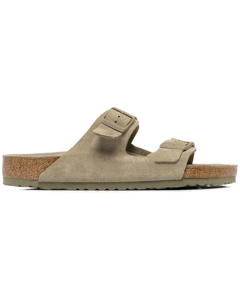 Birkenstock Arizona Sandalen aus Wildleder - Nude Nude