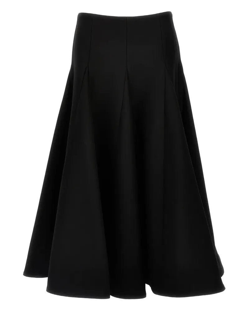 Valentino Garavani Crepe Couture Midirock - Schwarz Schwarz