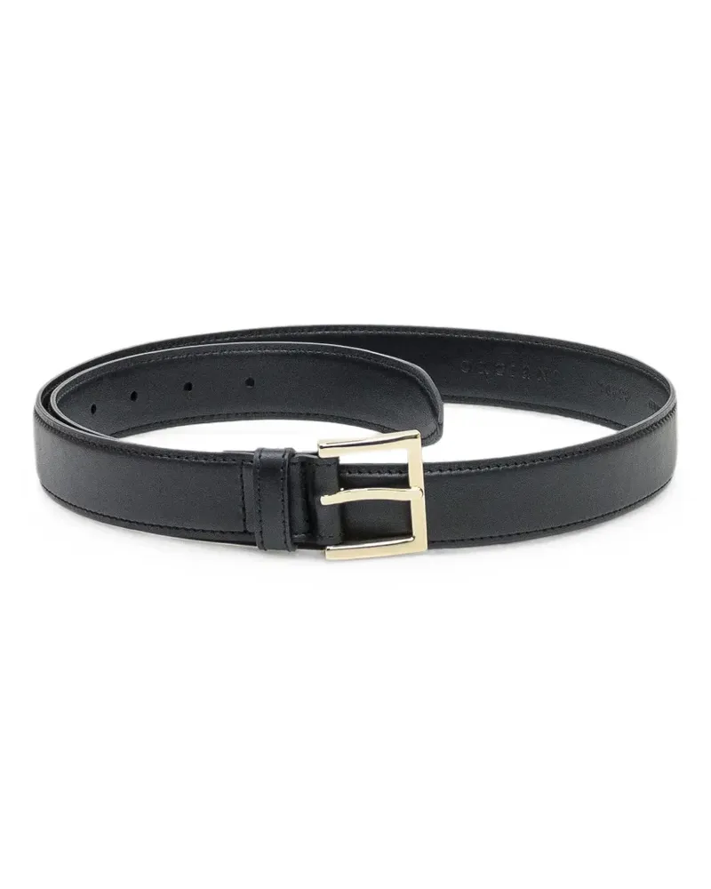 Orciani buckle-fastening leather belt - Schwarz Schwarz