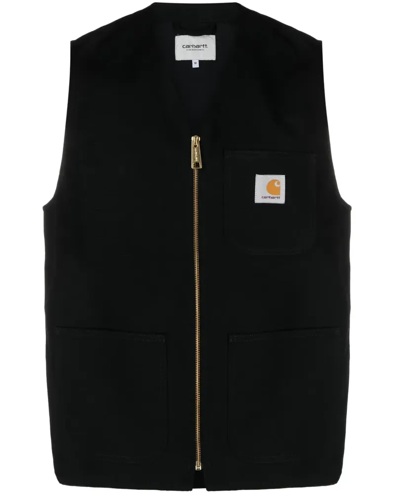 Carhartt WIP Arbor Weste mit Logo-Patch - Schwarz Schwarz