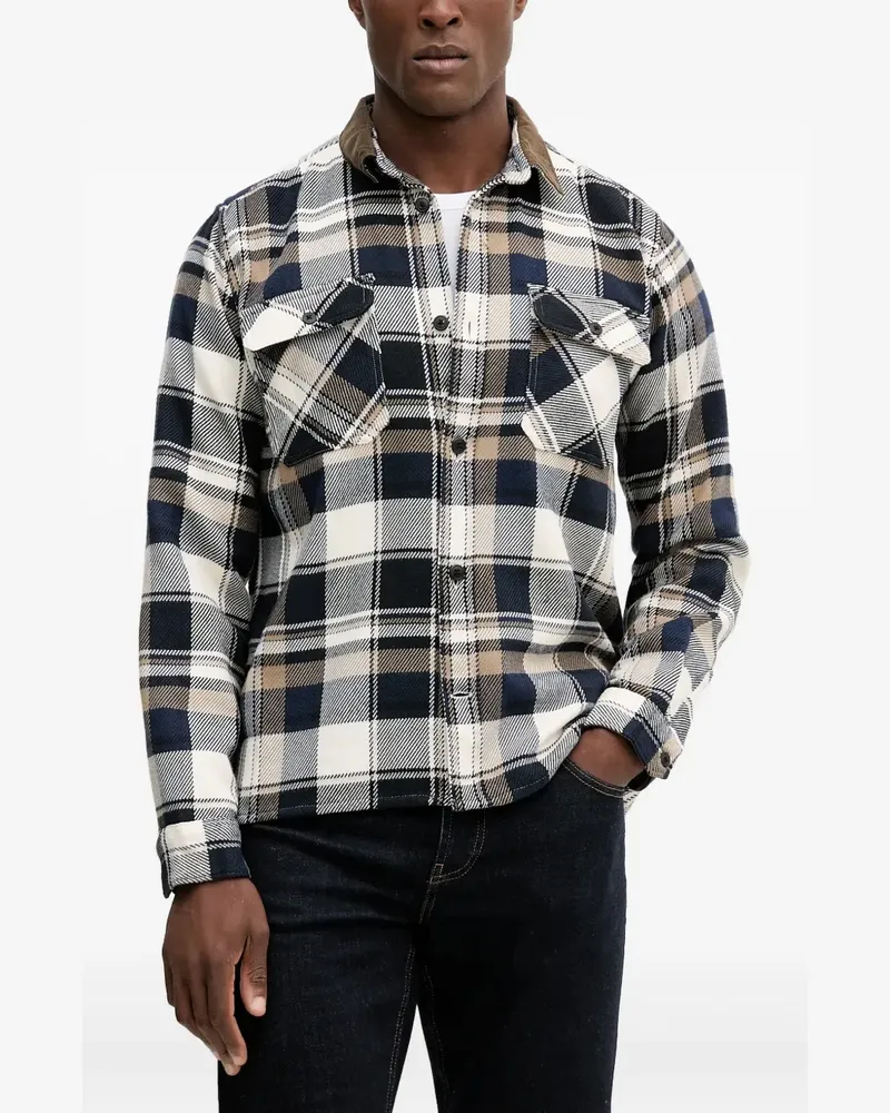 Barbour Kariertes Grasmoor Hemd - Weiß Weiß