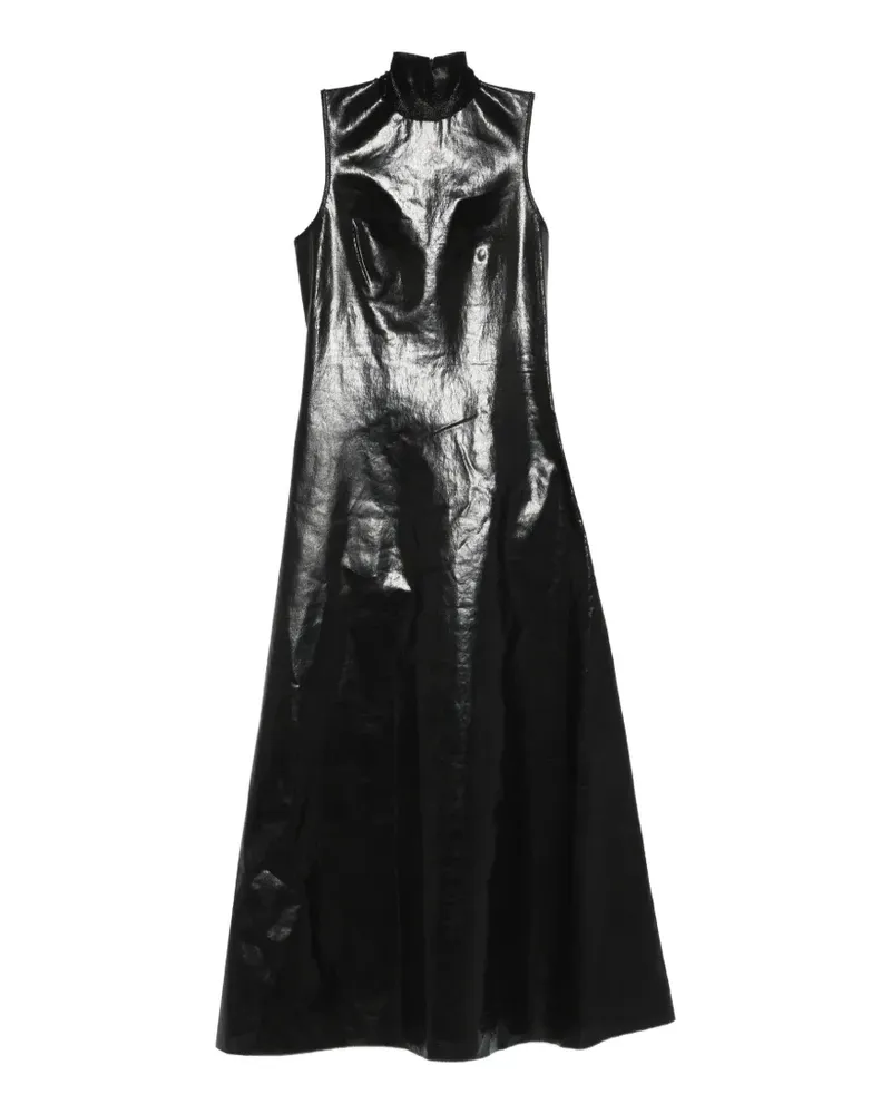Alexander Wang turtleneck sleeveless maxi dress - Schwarz Schwarz