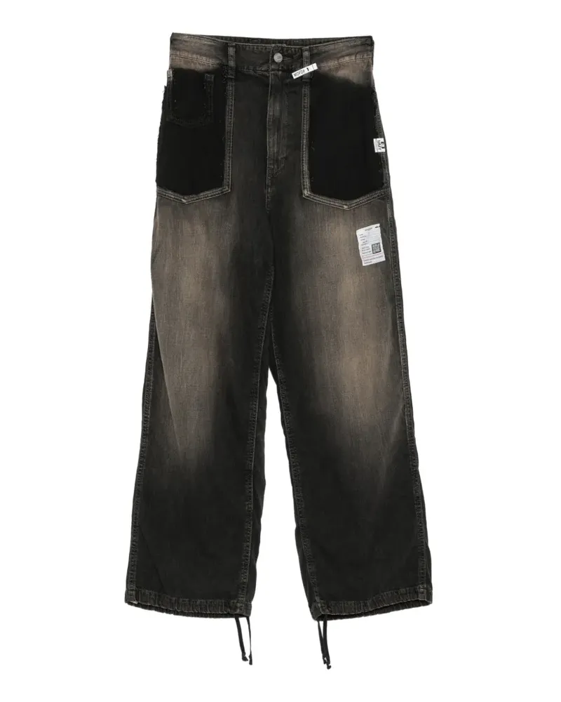 MIHARAYASUHIRO cut-out pockets jeans - Grau Grau