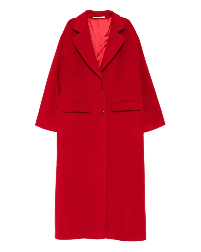 Tagliatore Mantel mit fallendem Revers - Rot Rot