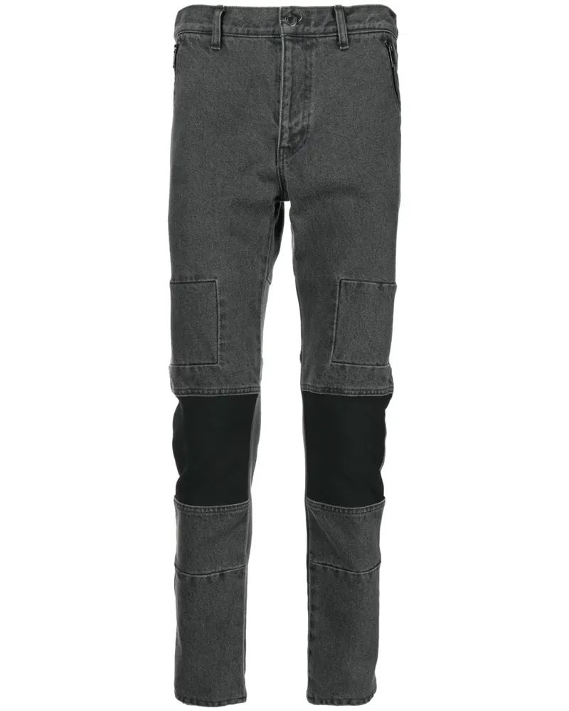 Undercover Halbhohe Slim-Fit-Jeans - Schwarz Schwarz