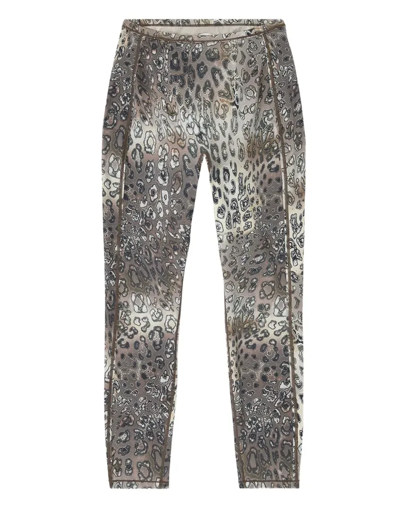 Diesel Meredith-UTLT Leggings mit Leoparden-Print - Nude Nude