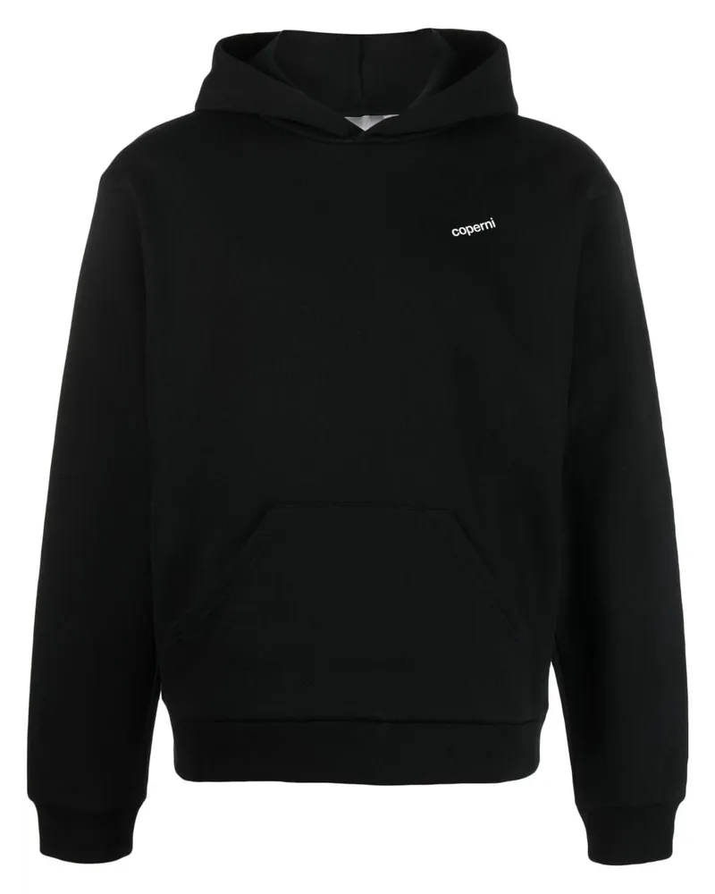 COPERNI Hoodie mit Logo-Print - Schwarz Schwarz