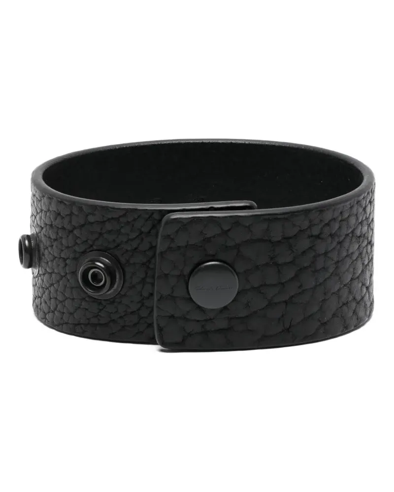 Rick Owens Strukturiertes Armband - Schwarz Schwarz