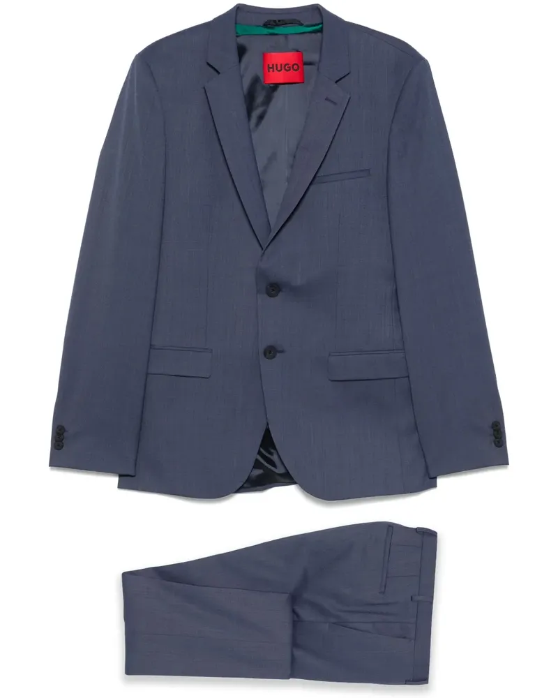 HUGO BOSS Einreihiger Anzug - Blau Blau