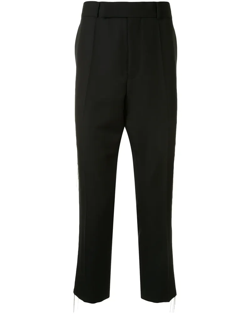 Haider Ackermann Hose mit Kettendetail - Schwarz Schwarz