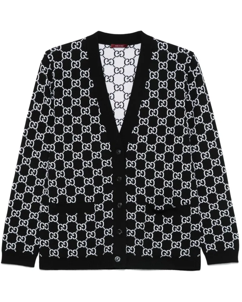 Gucci Wendbarer Cardigan - Schwarz Schwarz