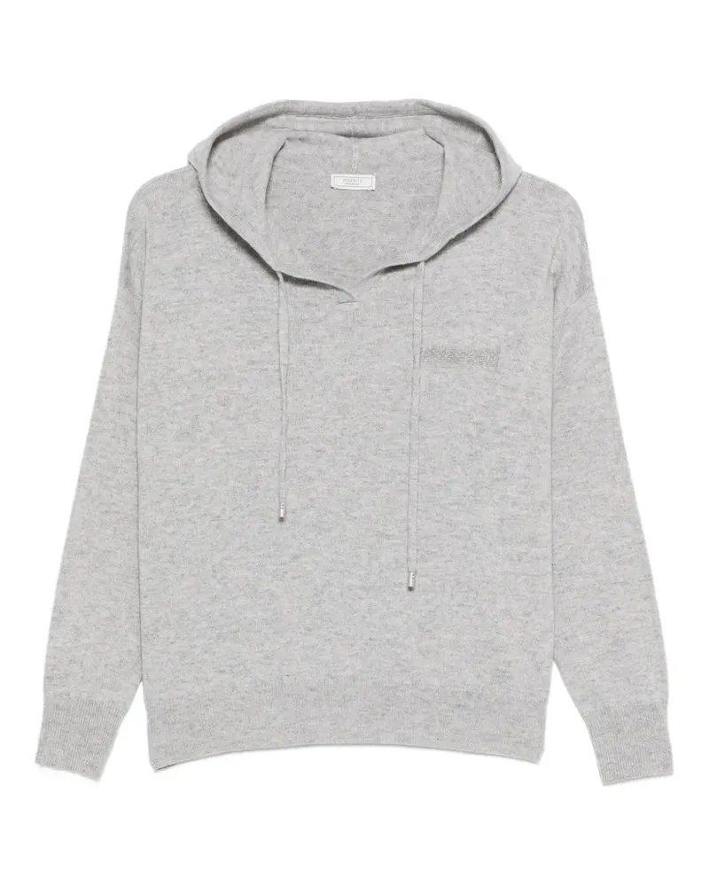Peserico Verzierter Hoodie - Grau Grau