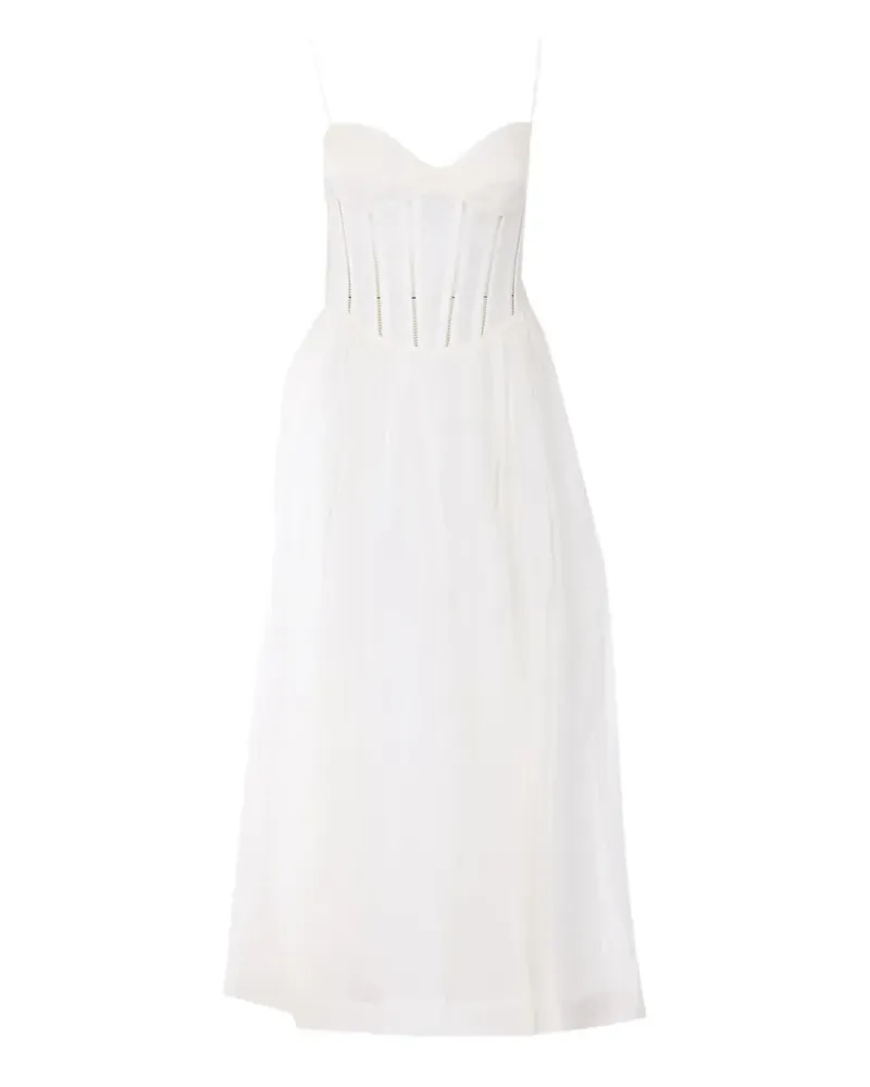 Zimmermann corset midi dress - Weiß Weiß