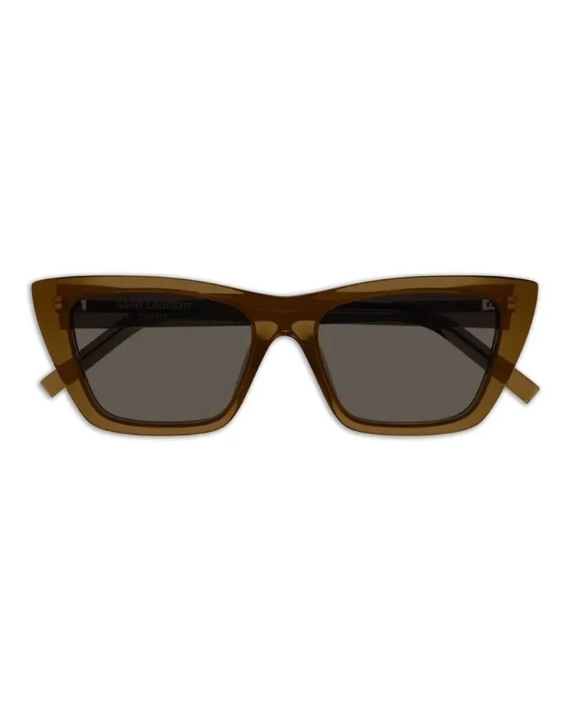 Saint Laurent Mica cat-eye sunglasses - Braun Braun