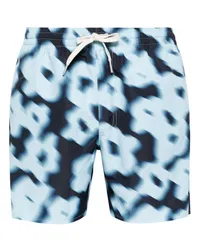 Sandro Badeshorts mit Blumen-Print Blau