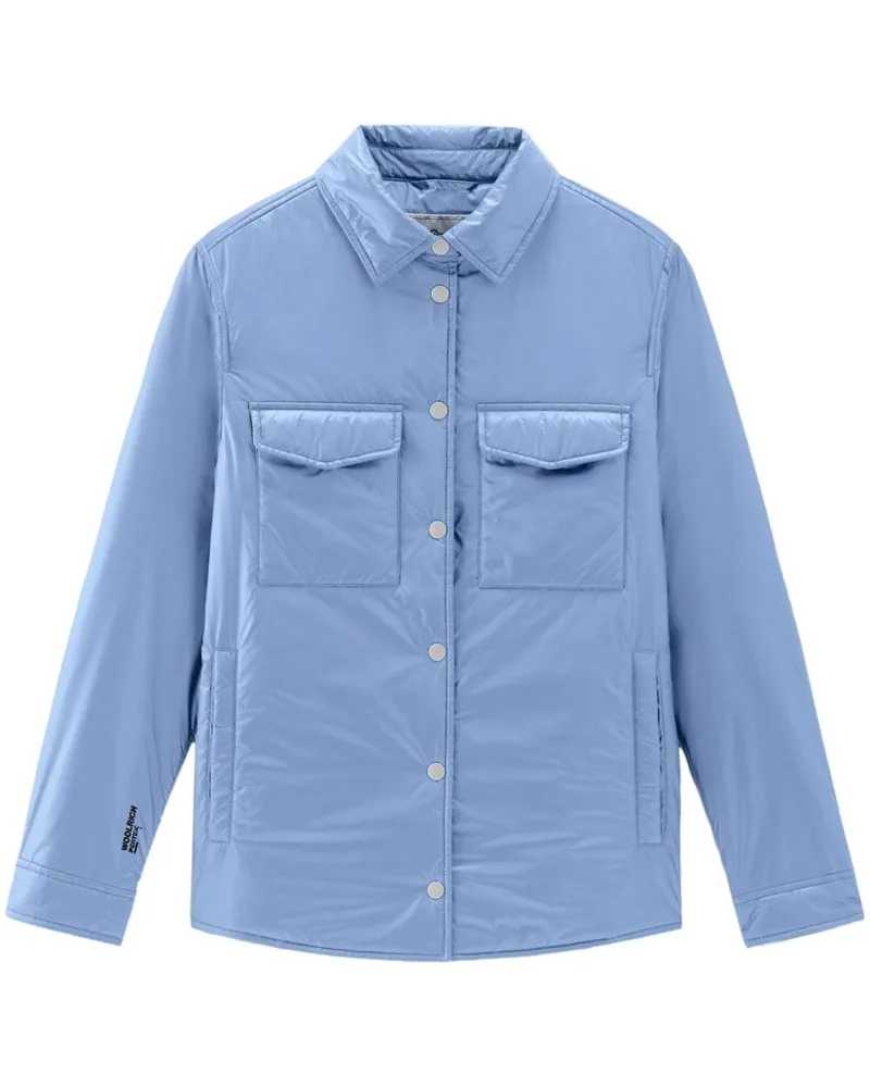 Woolrich Gefütterte Hemdjacke - Blau Blau
