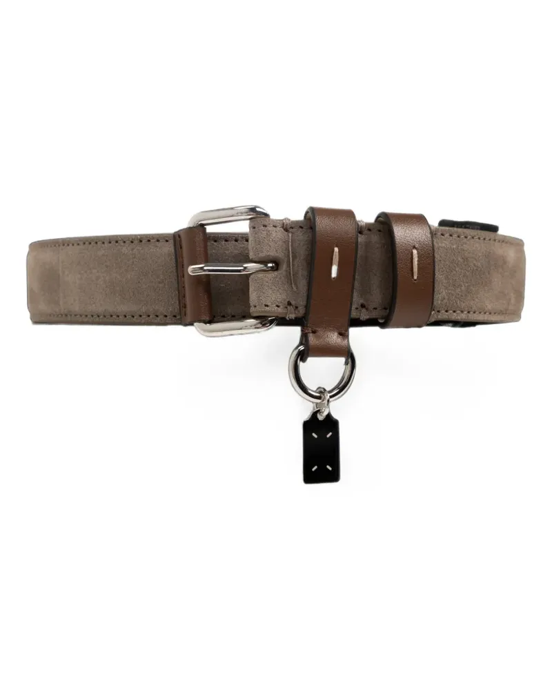 Maison Margiela Gürtel aus Leder - Grau Grau