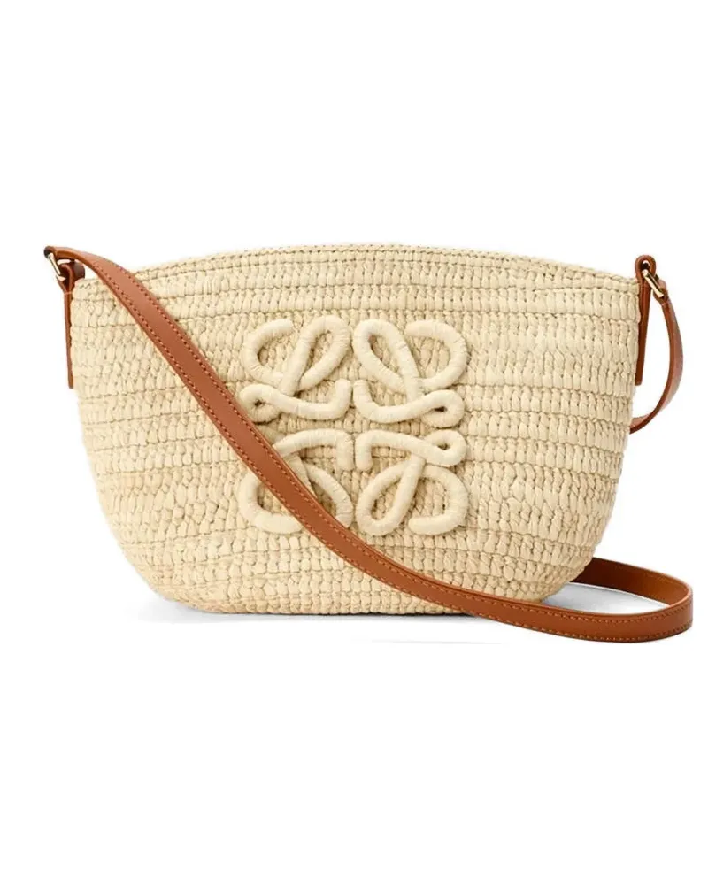 Loewe medium Eclipse basket shoulder bag - Nude Nude