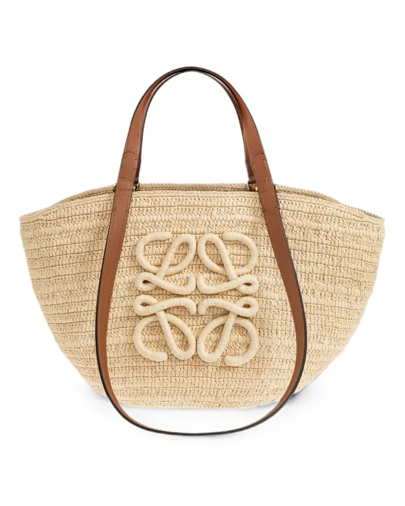 Loewe Eclipse Tote Bag aus Raffiabast - Nude Nude