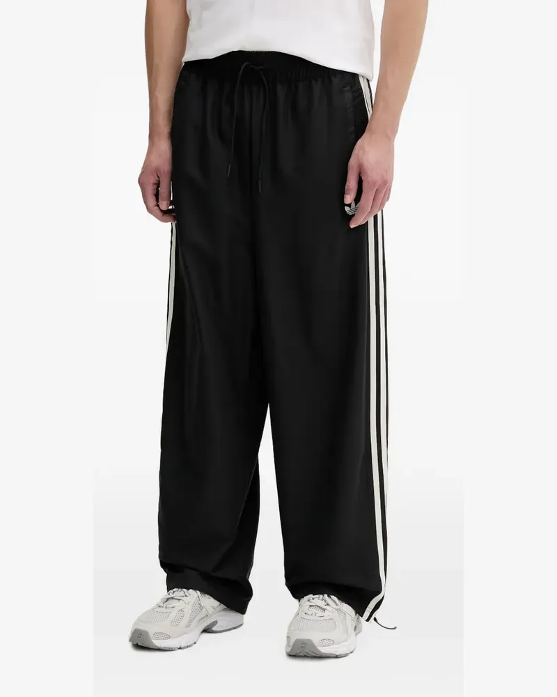 adidas Windbreaker side-stripe track pants - Schwarz Schwarz
