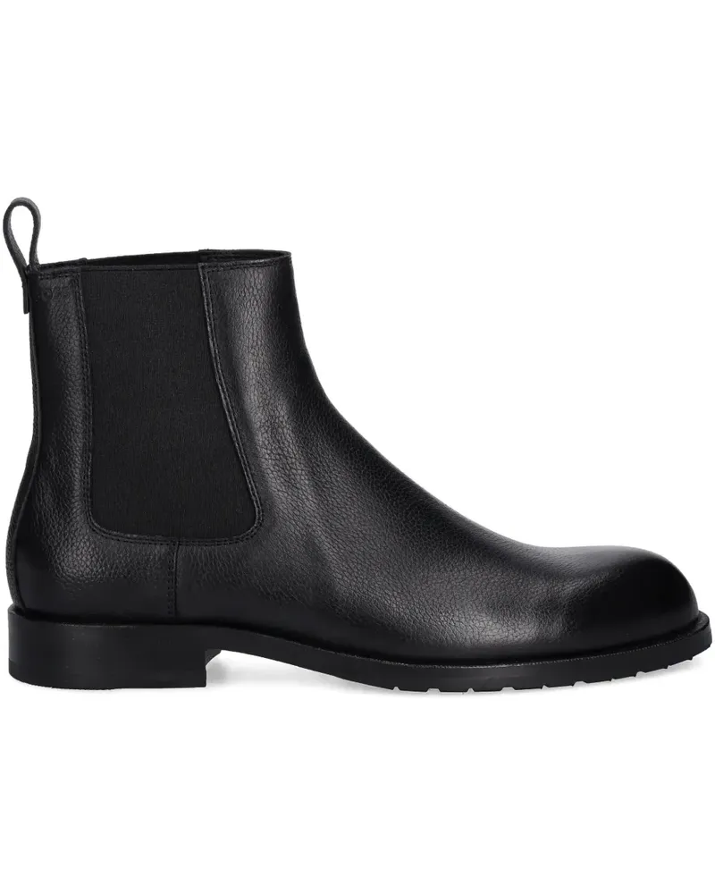 HUGO BOSS Stiefel mit Lasche - Schwarz Schwarz