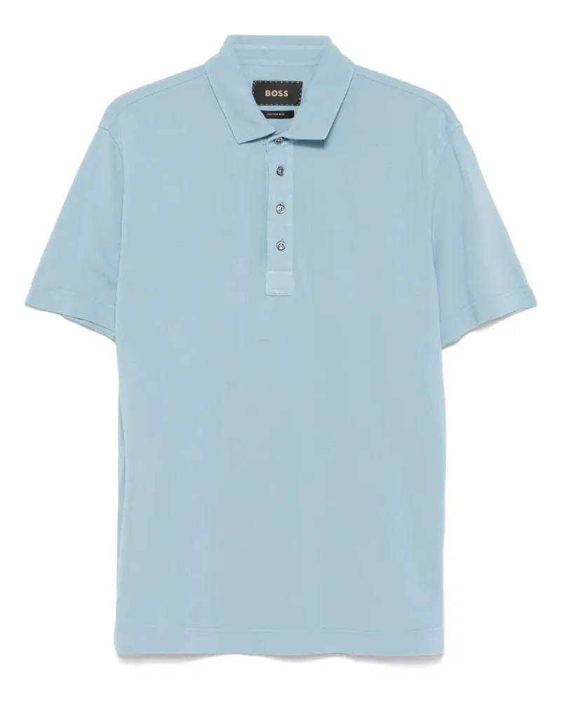 HUGO BOSS Poloshirt aus Piqué - Blau Blau