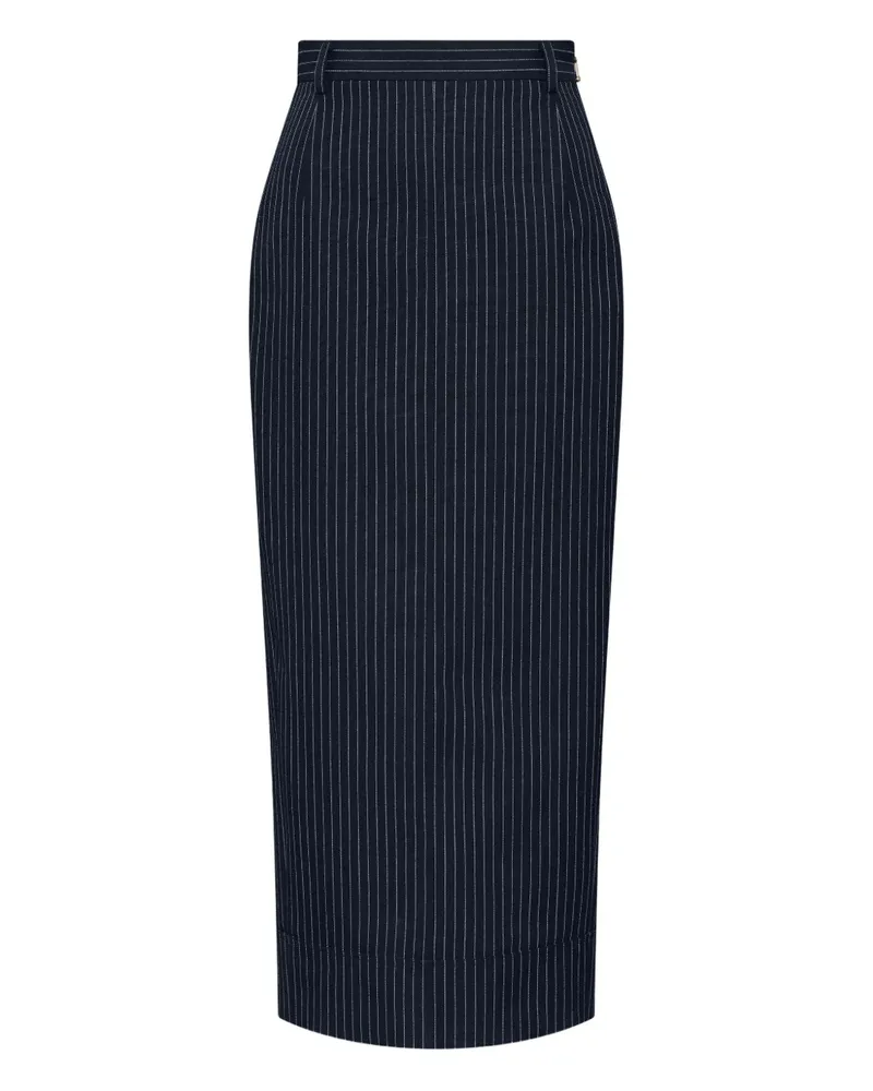 Thom Browne Rock mit hohem Bund - Blau Blau