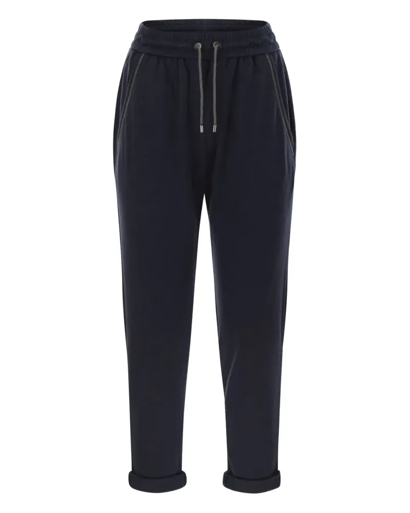 Brunello Cucinelli Hose mit Kordelzug - Blau Blau