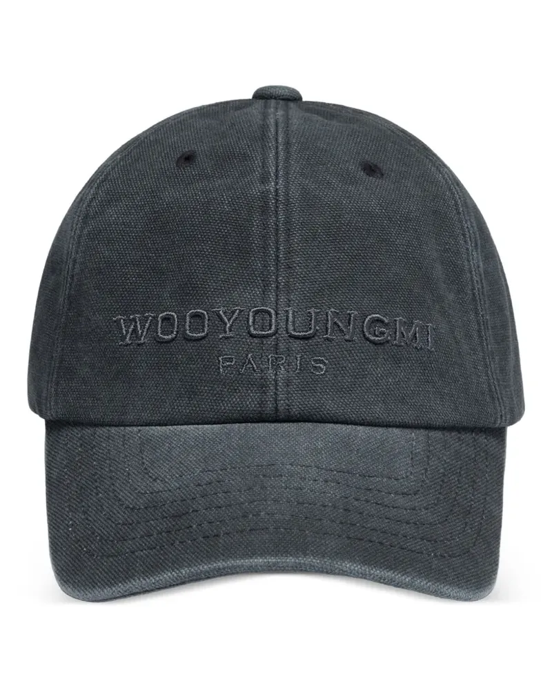 Wooyoungmi logo-embroidered cap - Grau Grau