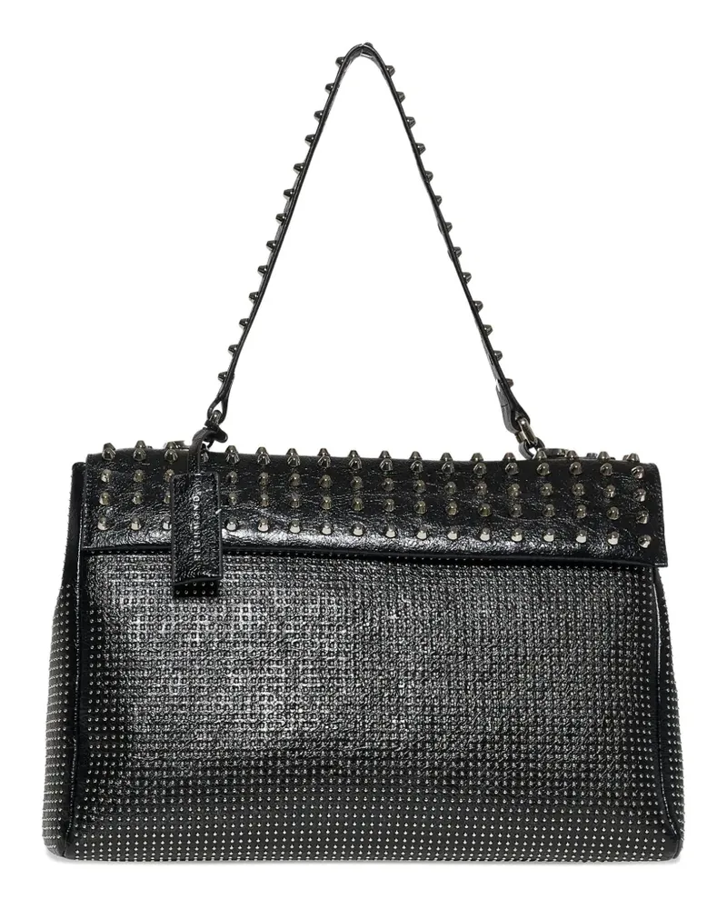 John Richmond studded tote bag - Schwarz Schwarz