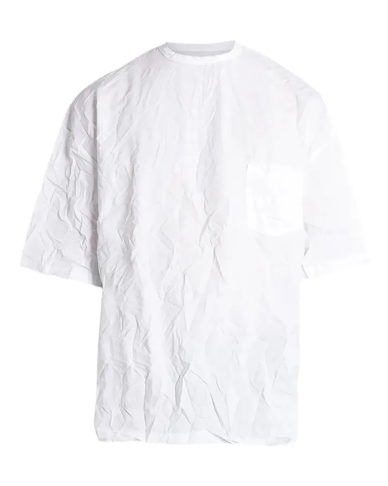 Comme des Garçons T-Shirt mit Brusttasche - Weiß Weiß