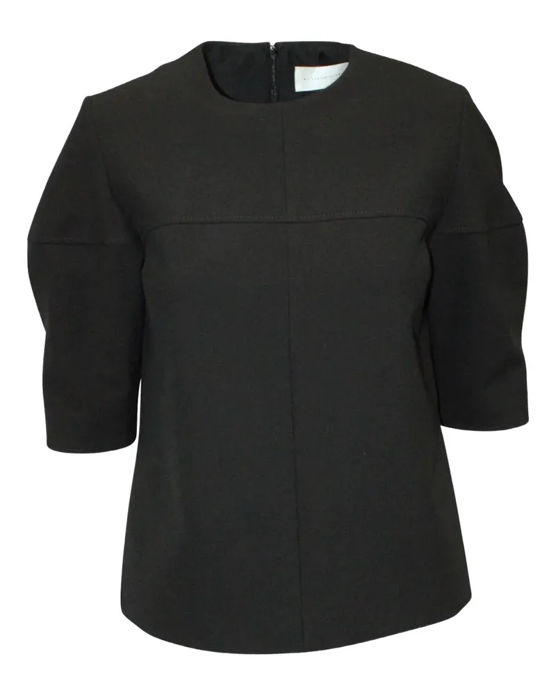 Victoria Beckham puff-sleeve blouse - Black Black