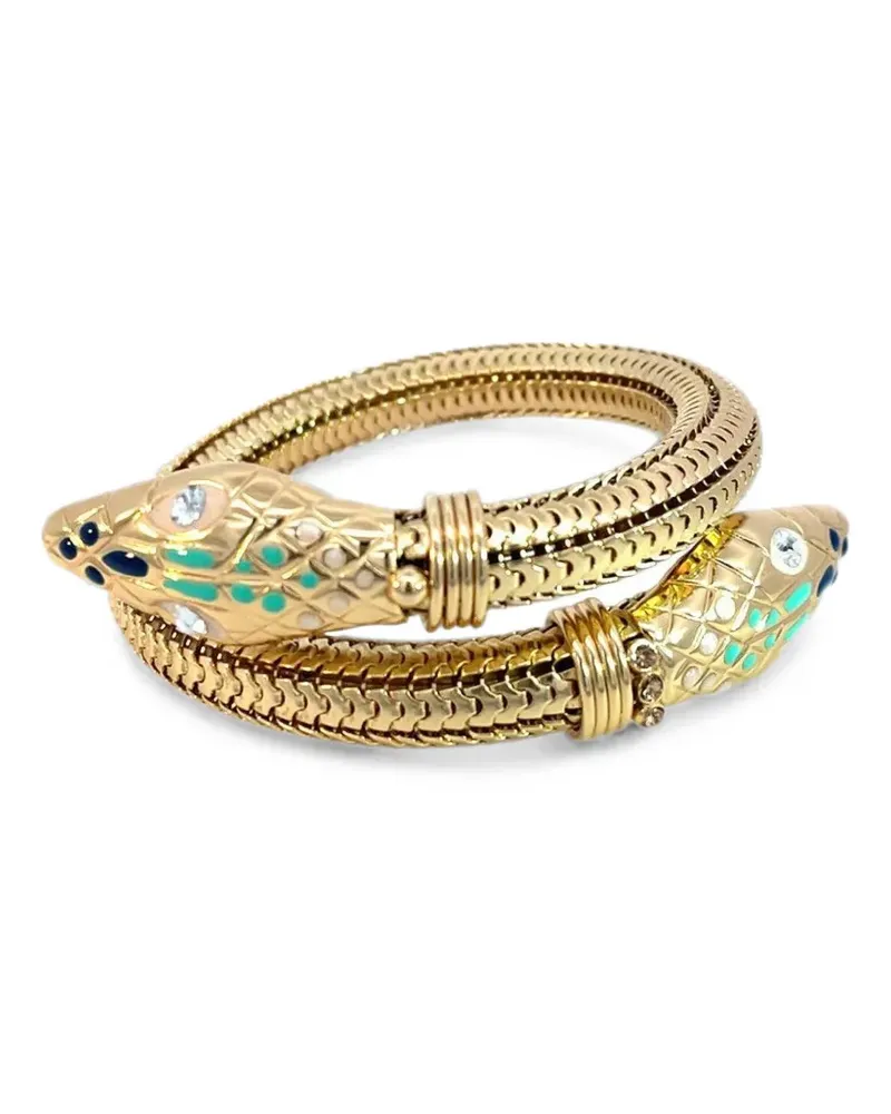 Gas Bijoux Cobra wrap-design bracelet - Gold Gold
