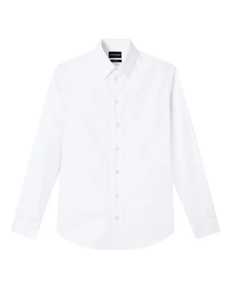 Emporio Armani Langärmeliges Hemd - Weiß Weiß