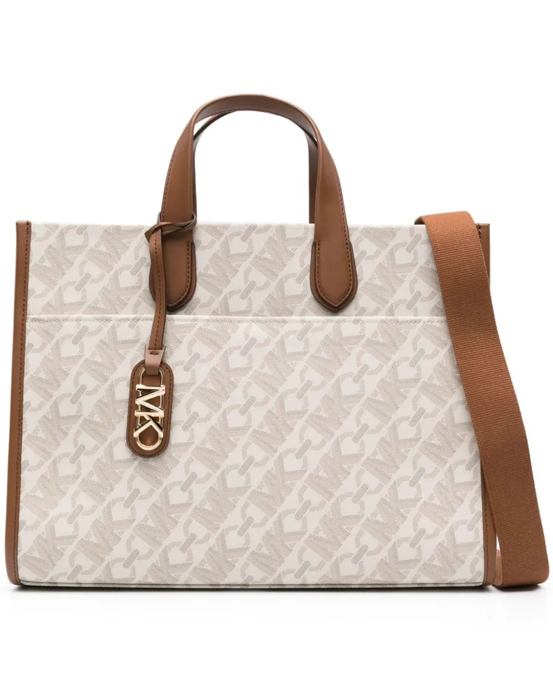 Michael Kors Handtasche mit Monogramm-Print - Nude Nude