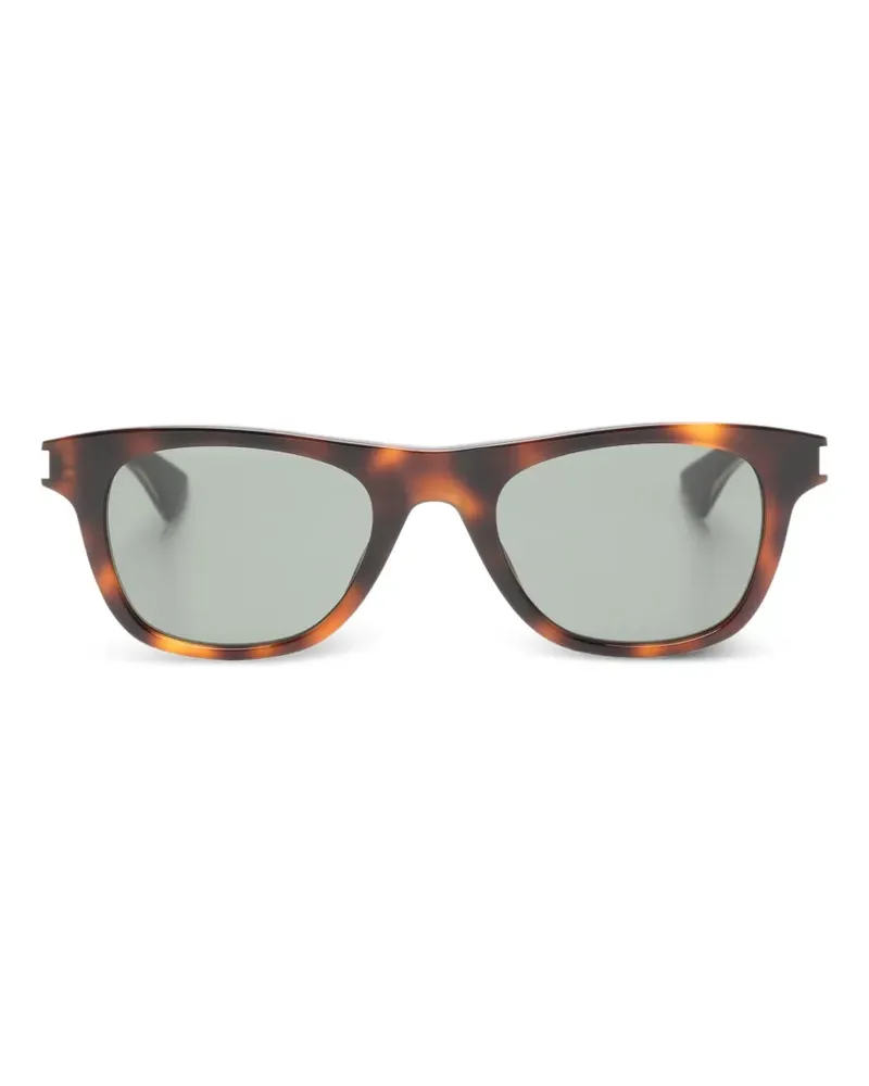 Saint Laurent tortoiseshell-pattern sunglasses - Braun Braun