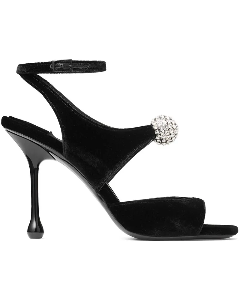 Jimmy Choo Orb Sandalen 95mm - Schwarz Schwarz