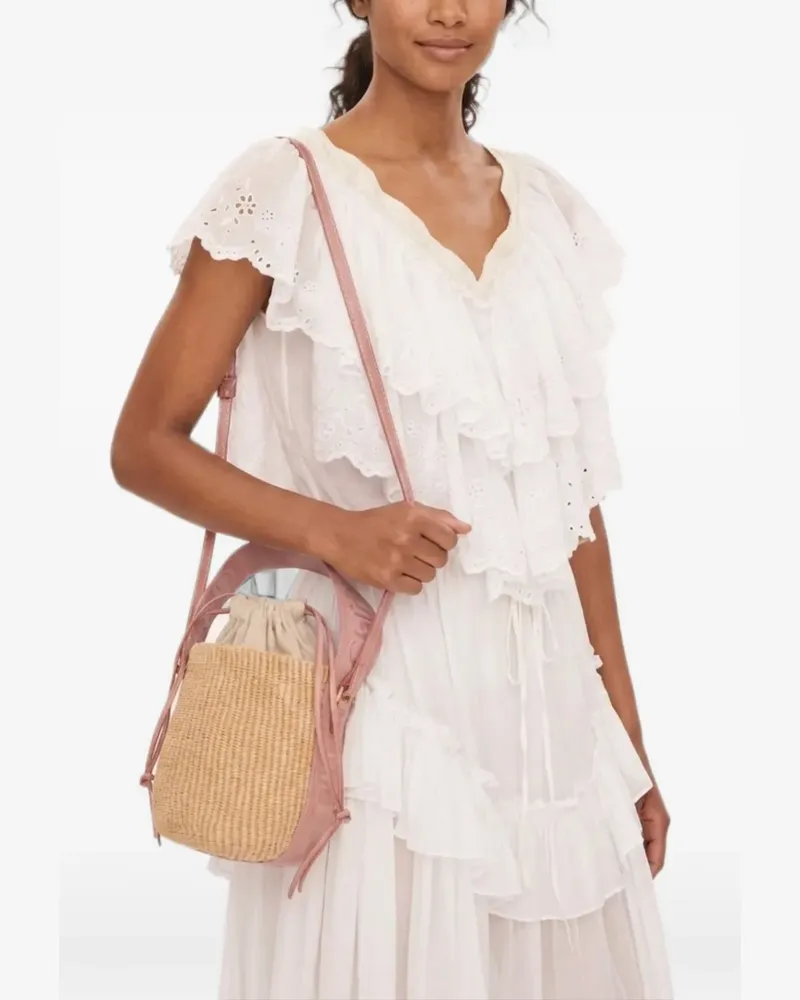 Chloé Kleine Woody Beuteltasche - 26S - Nougat 26s