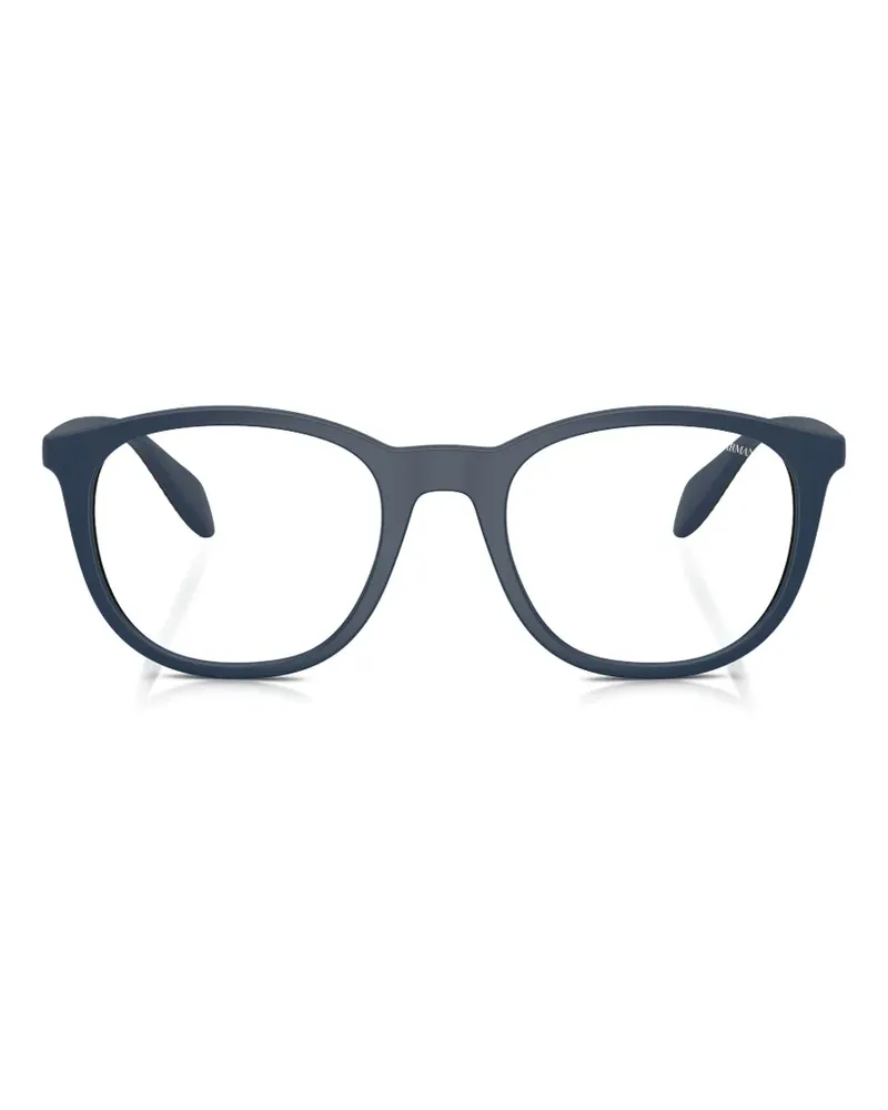 Emporio Armani round-frame glasses - Blau Blau