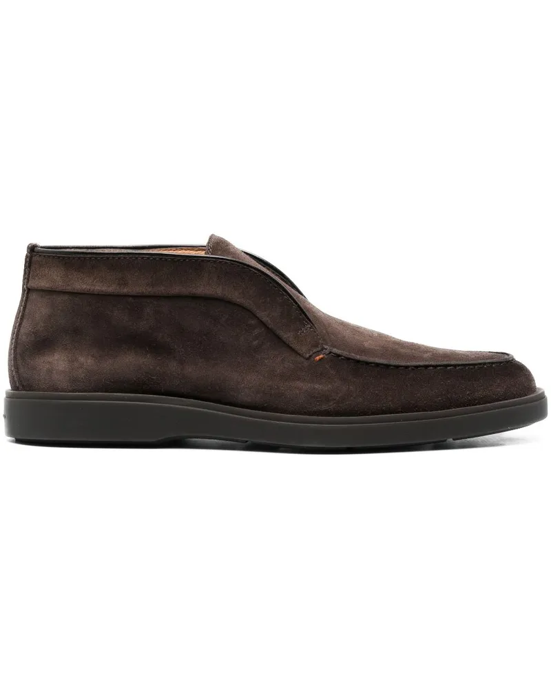 Santoni Desert-Boots aus Wildleder - Braun Braun