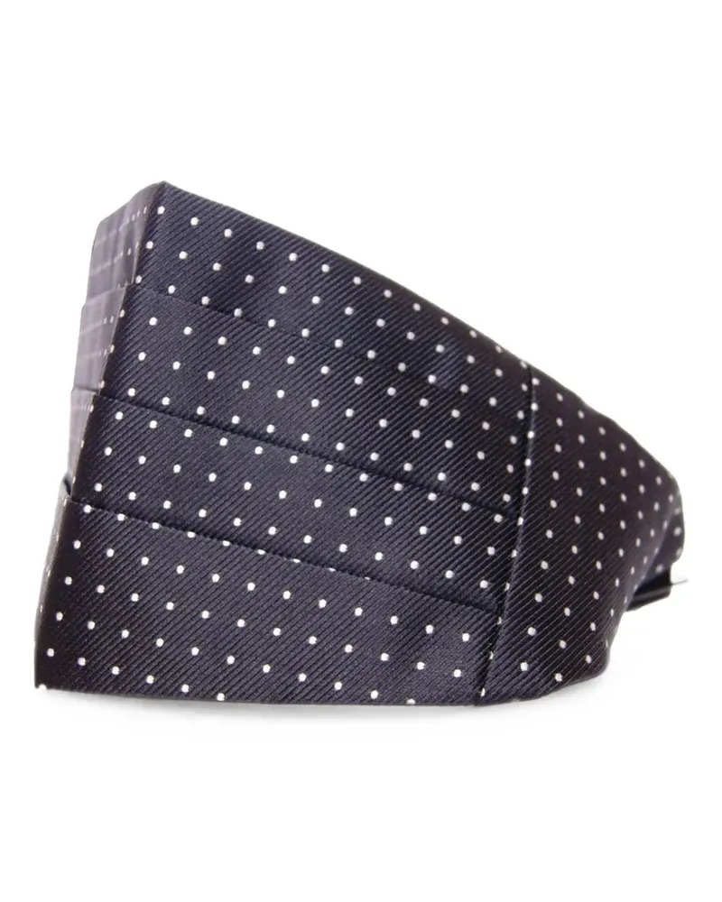 Dolce & Gabbana Kummerbund mit Polka Dots - Schwarz Schwarz