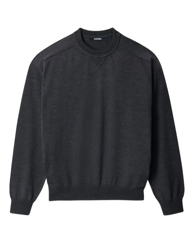 Jacquemus Besticktes Le Brode Sweatshirt - Grau Grau