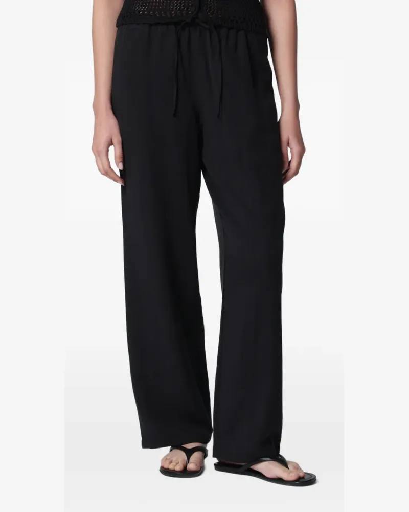 Dunst drawstring-waist trousers - Schwarz Schwarz