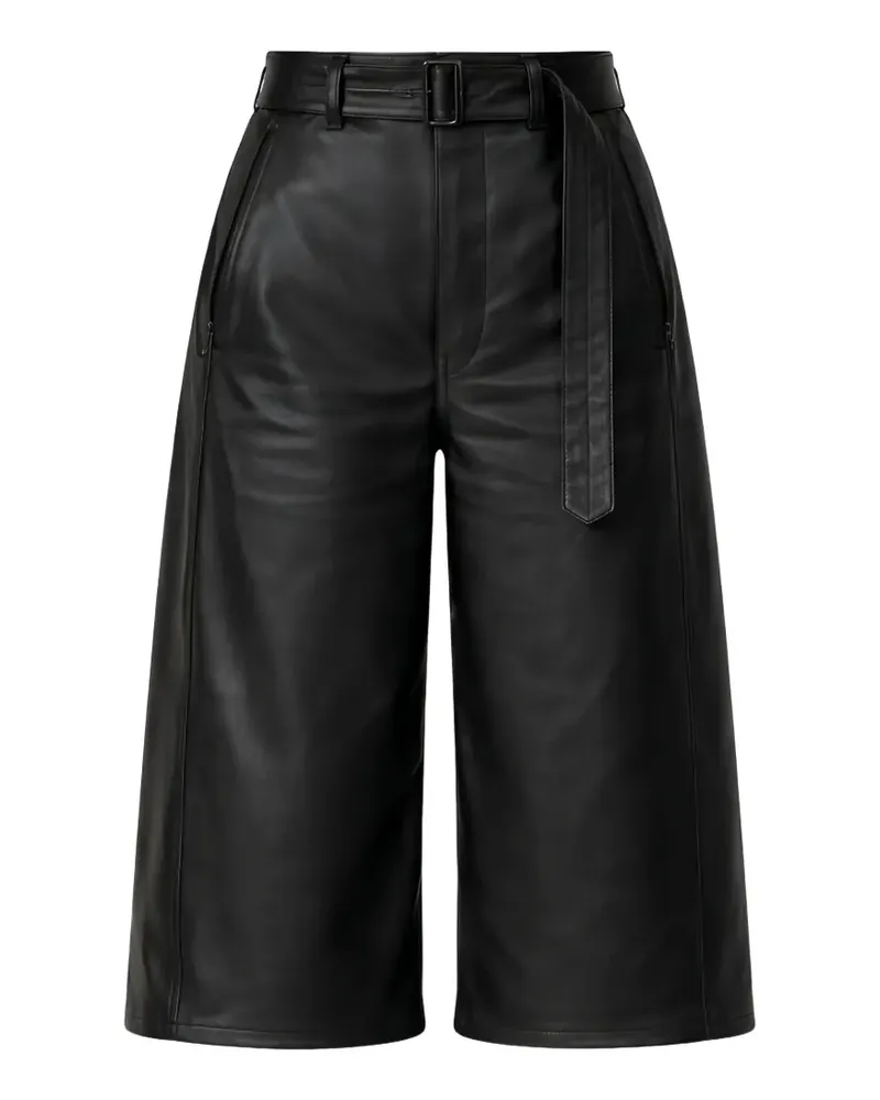 Christophe Lemaire Bermudas aus Leder - Braun Braun