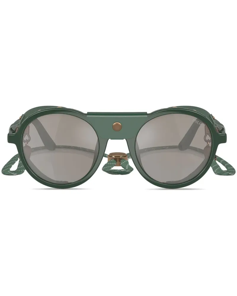 Ralph Lauren PH4216QU Sonnenbrille mit rundem Gestell - Grün Grün